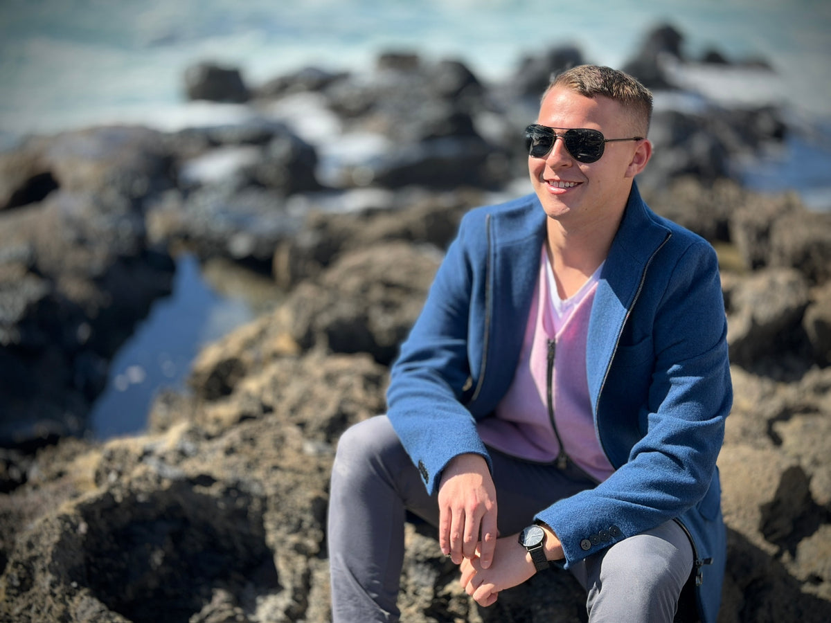 The LIMITED Cashmere Mongolmerino Sacket | BLUE RIVIERA – Ben Weide ...