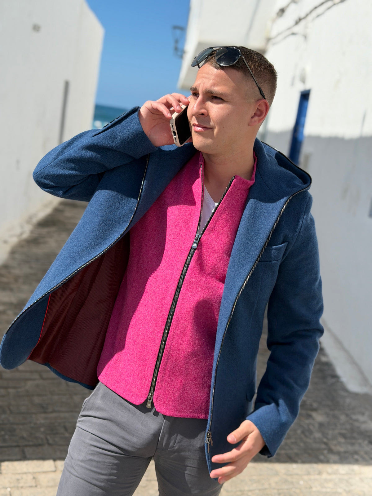 The LIMITED Cashmere Mongolmerino Suiddy | BLUE RIVIERA