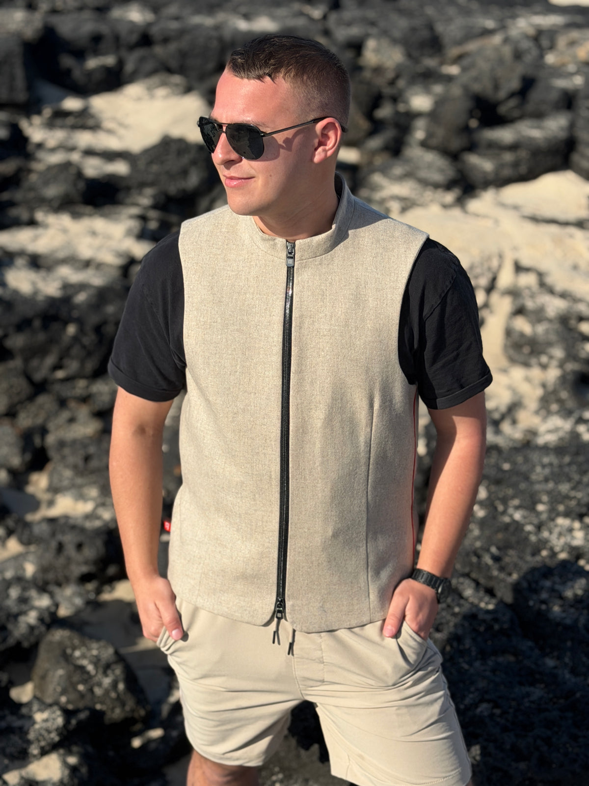The Atelier Vest | TRAVERTIN