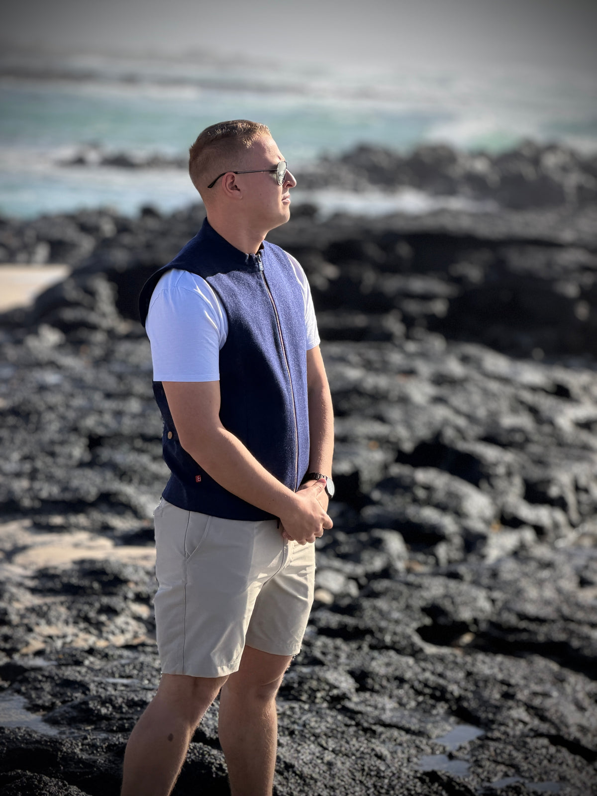 The Atelier Vest | OCEAN BLUE
