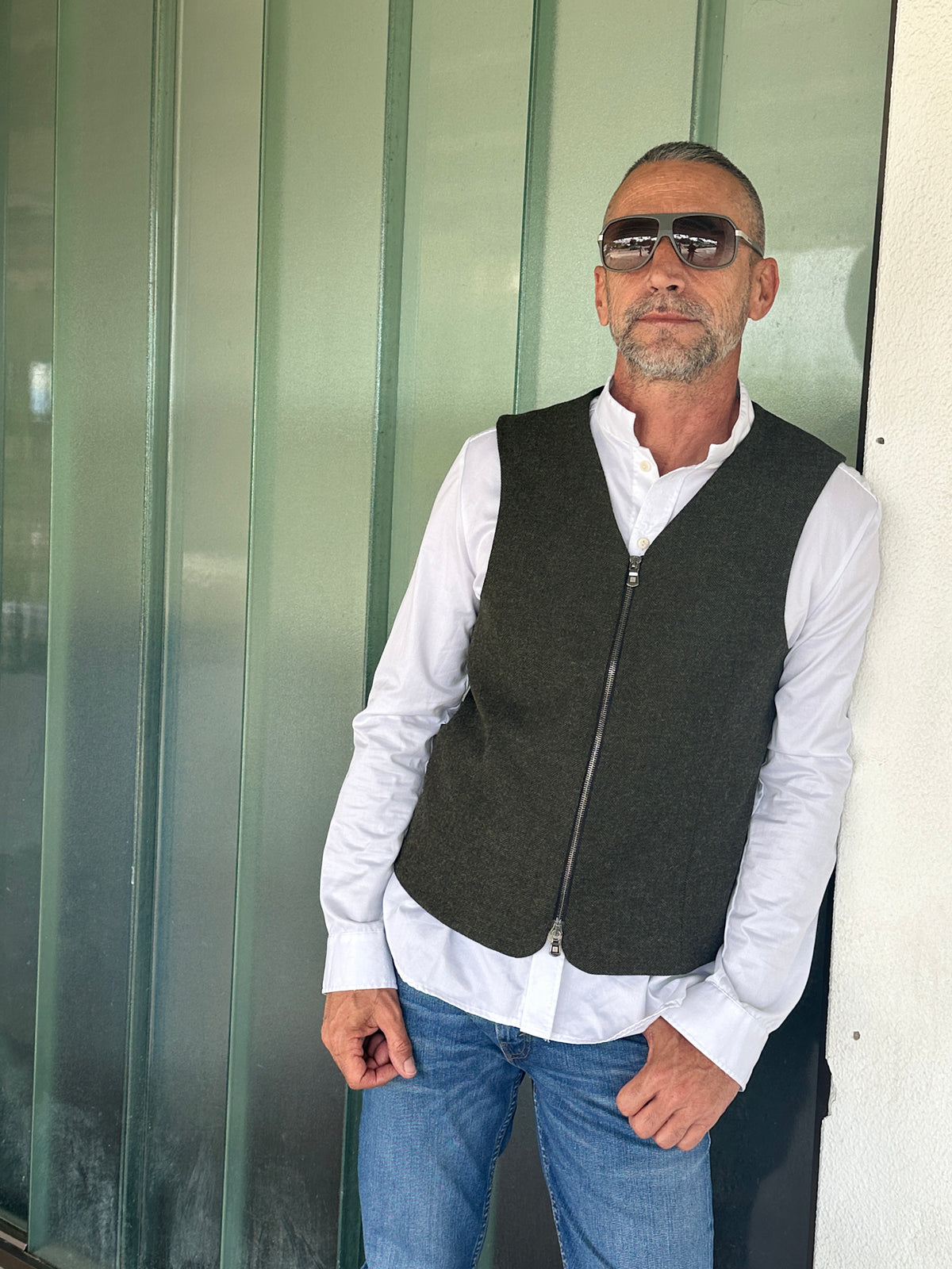 The Architect Vest | OLIVE GREEN