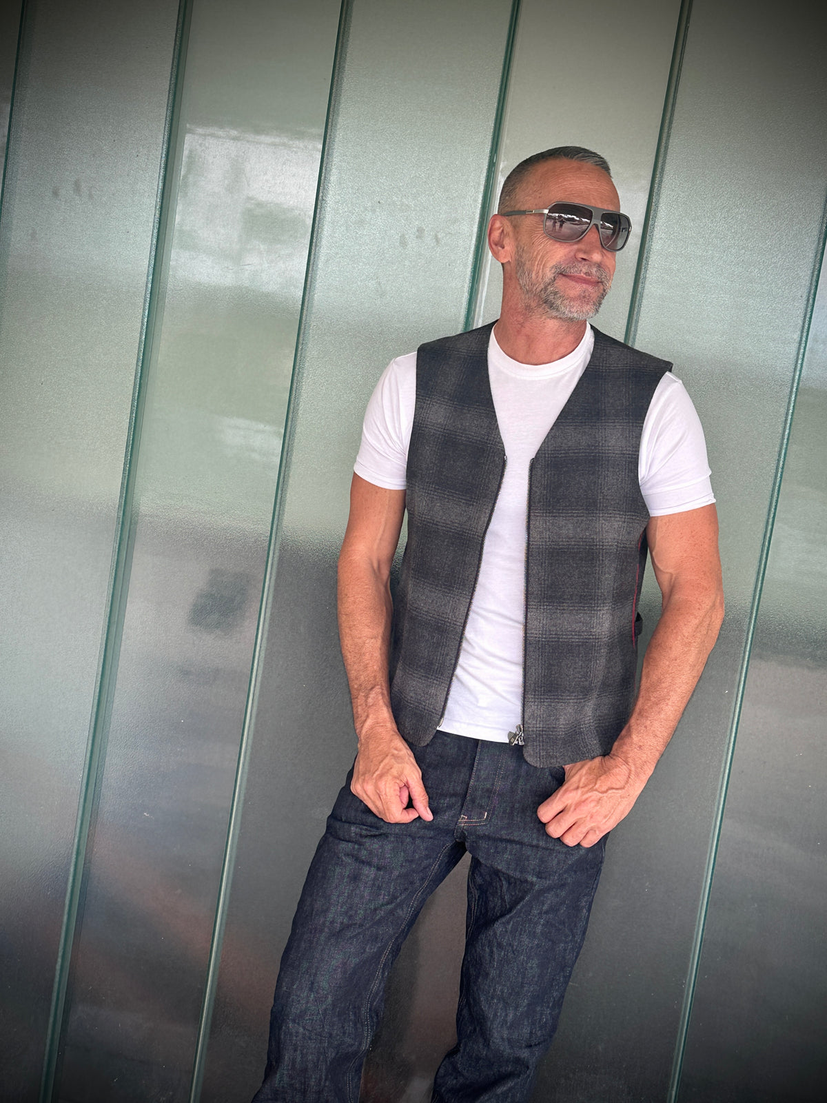 The Architect Vest | DARK CHECK